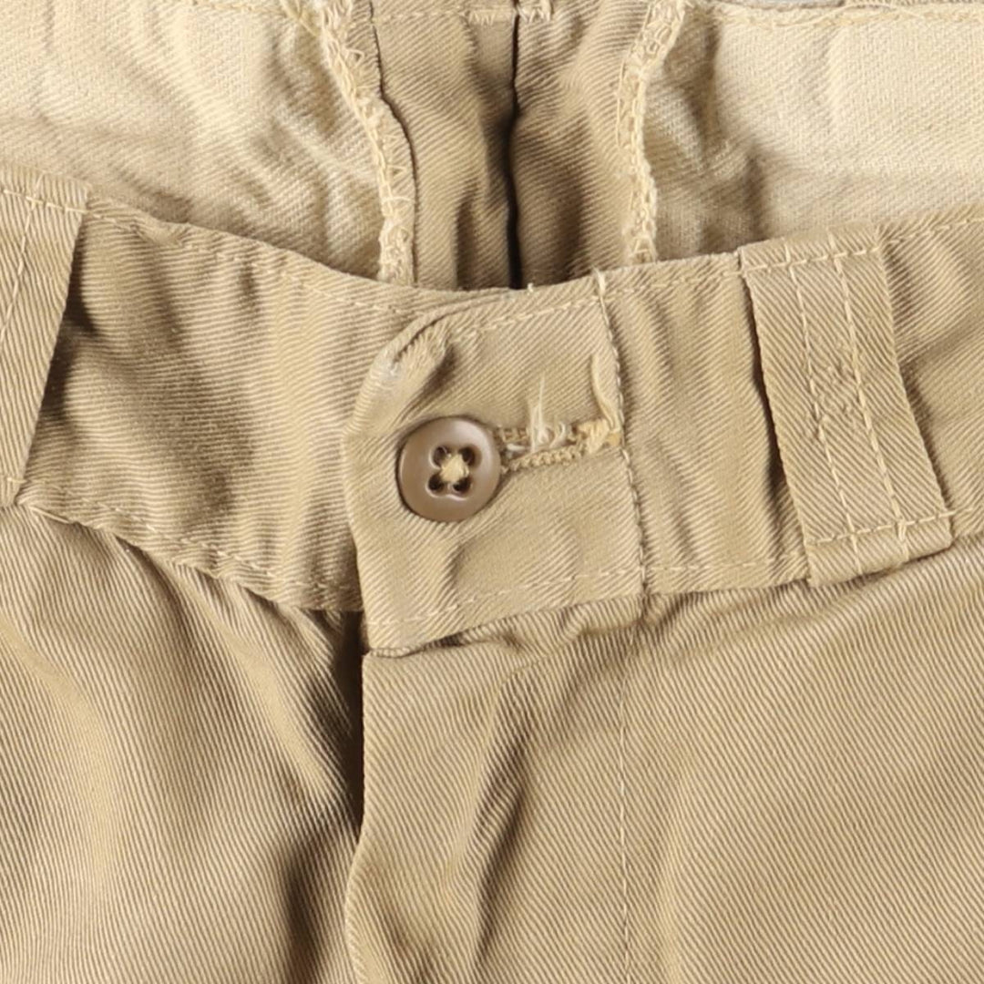 Vintage 50s-60'S women's long pants, size L (w29) unclear ocher yellow type Vintage Second Hand