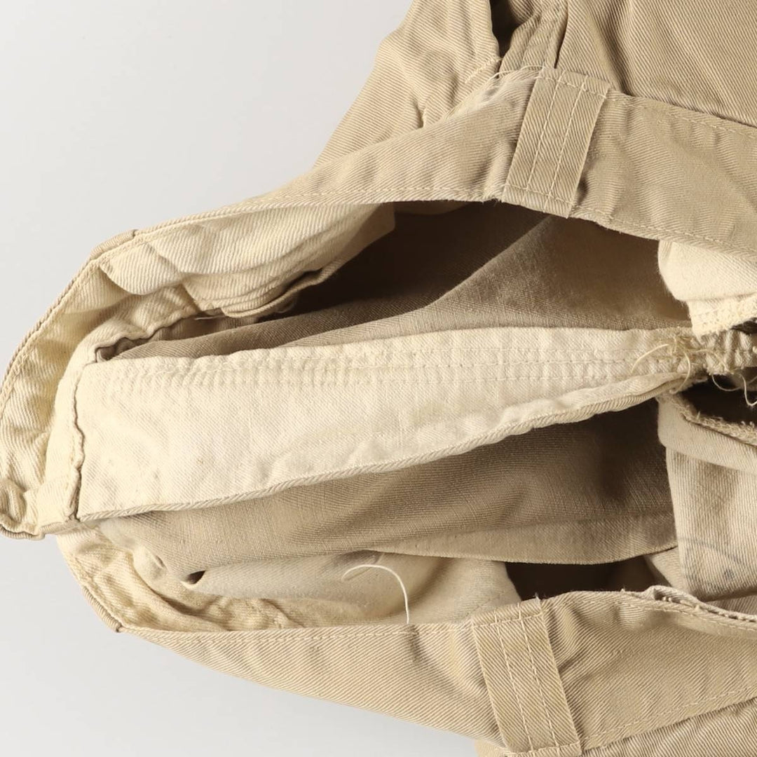 Vintage 50s-60'S women's long pants, size L (w29) unclear ocher yellow type Vintage Second Hand