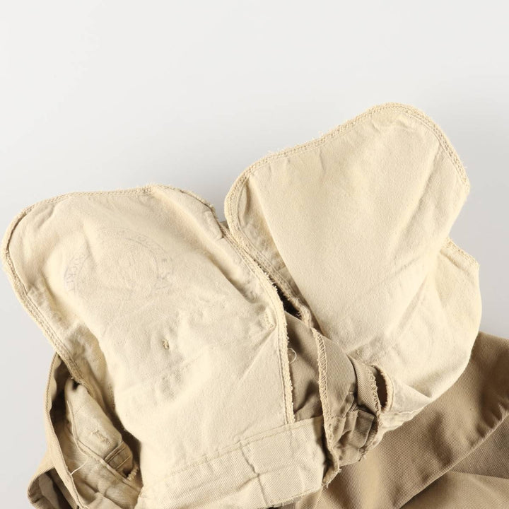 Vintage 50s-60'S women's long pants, size L (w29) unclear ocher yellow type Vintage Second Hand