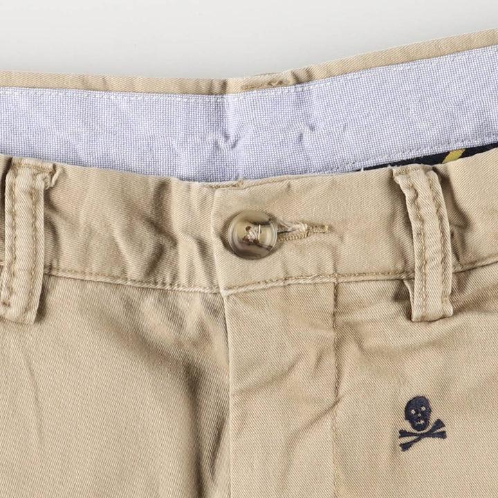 Ralph Lauren POLO RALPH LAUREN STRETCH CLASSIC FIT Chino Shorts, Women's XL (W31) cotton Beige type Vintage Second Hand