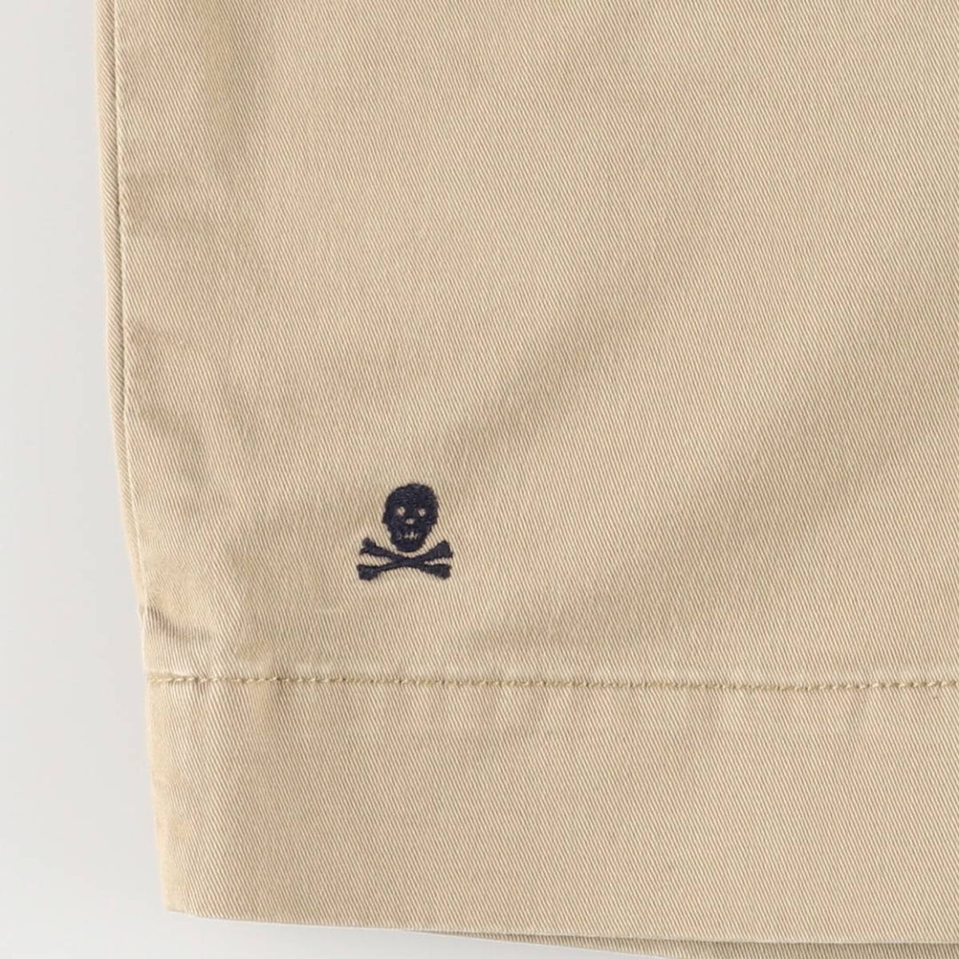 Ralph Lauren POLO RALPH LAUREN STRETCH CLASSIC FIT Chino Shorts, Women's XL (W31) cotton Beige type Vintage Second Hand