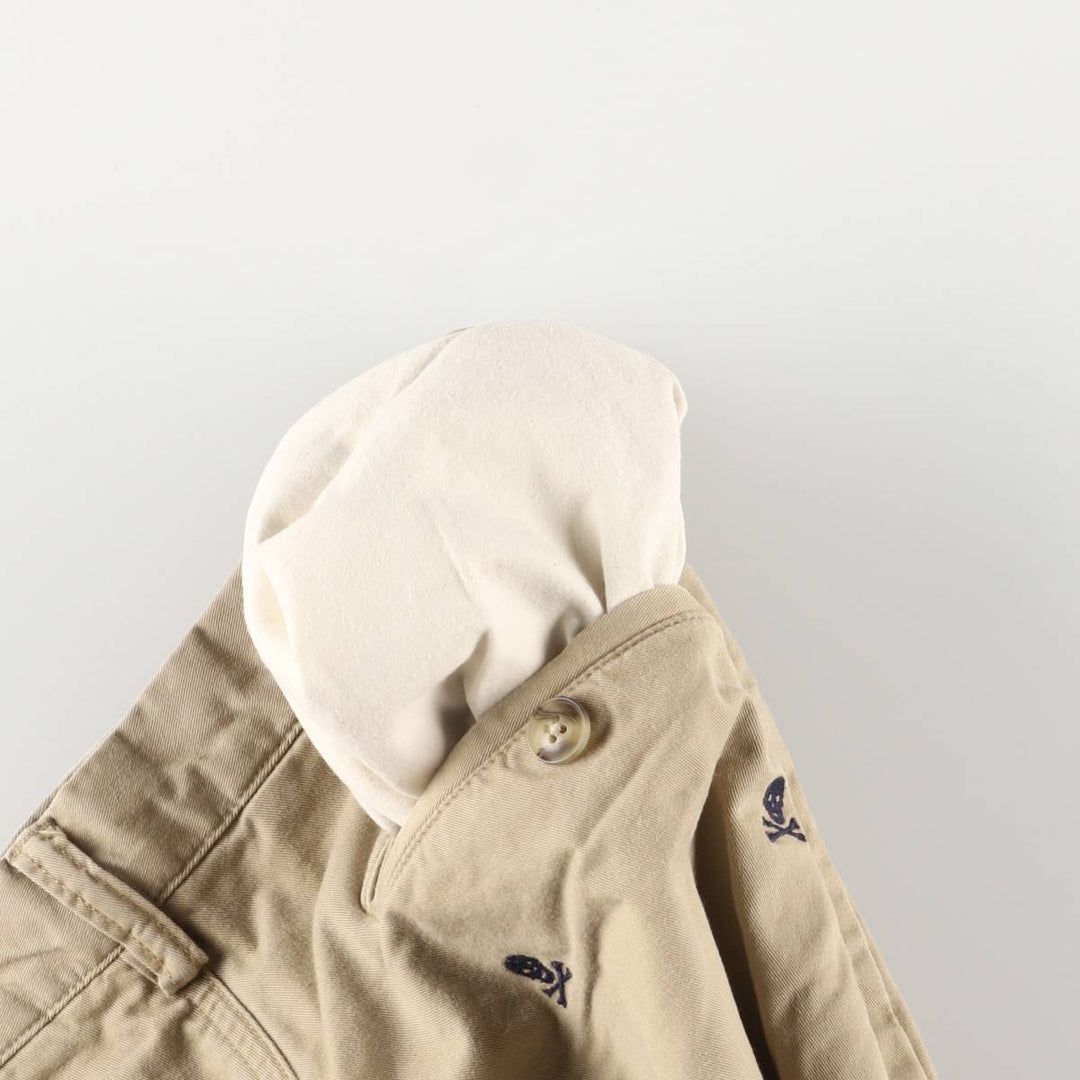 Ralph Lauren POLO RALPH LAUREN STRETCH CLASSIC FIT Chino Shorts, Women's XL (W31) cotton Beige type Vintage Second Hand