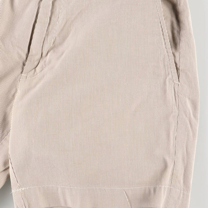 Ralph Lauren Classic Fit 6" Striped Cotton Shorts, Women's XL (W32) cotton white type Vintage Second Hand