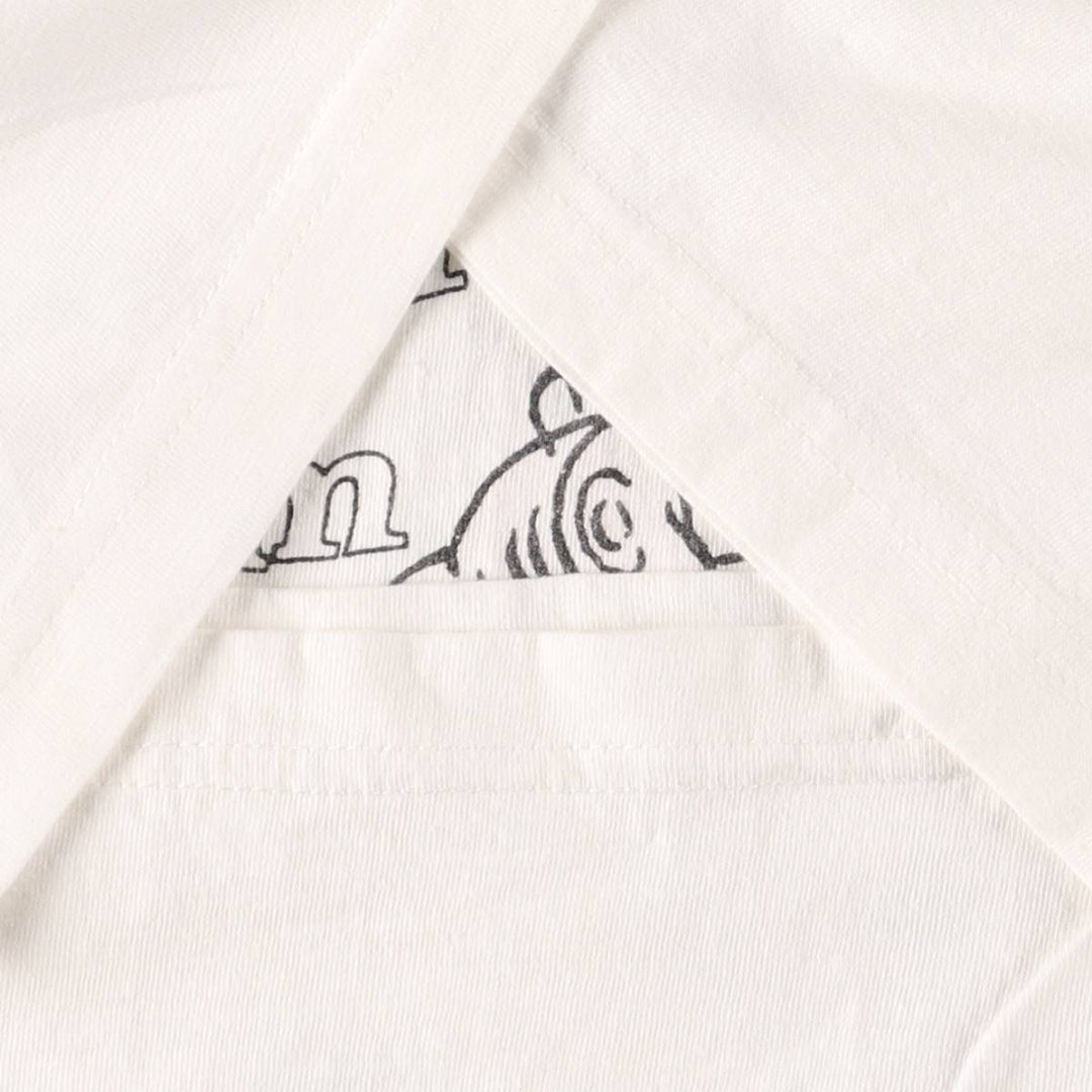 Vintage 90'S ING Green Eggs and Ham Cat in a Hat Character Print T-Shirt, Women's Size L cotton white type Vintage Second Hand