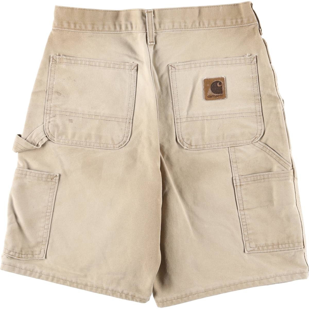Carhartt Duck Painter Shorts, Women's Size L (W29) unclear Beige type Vintage Second Hand