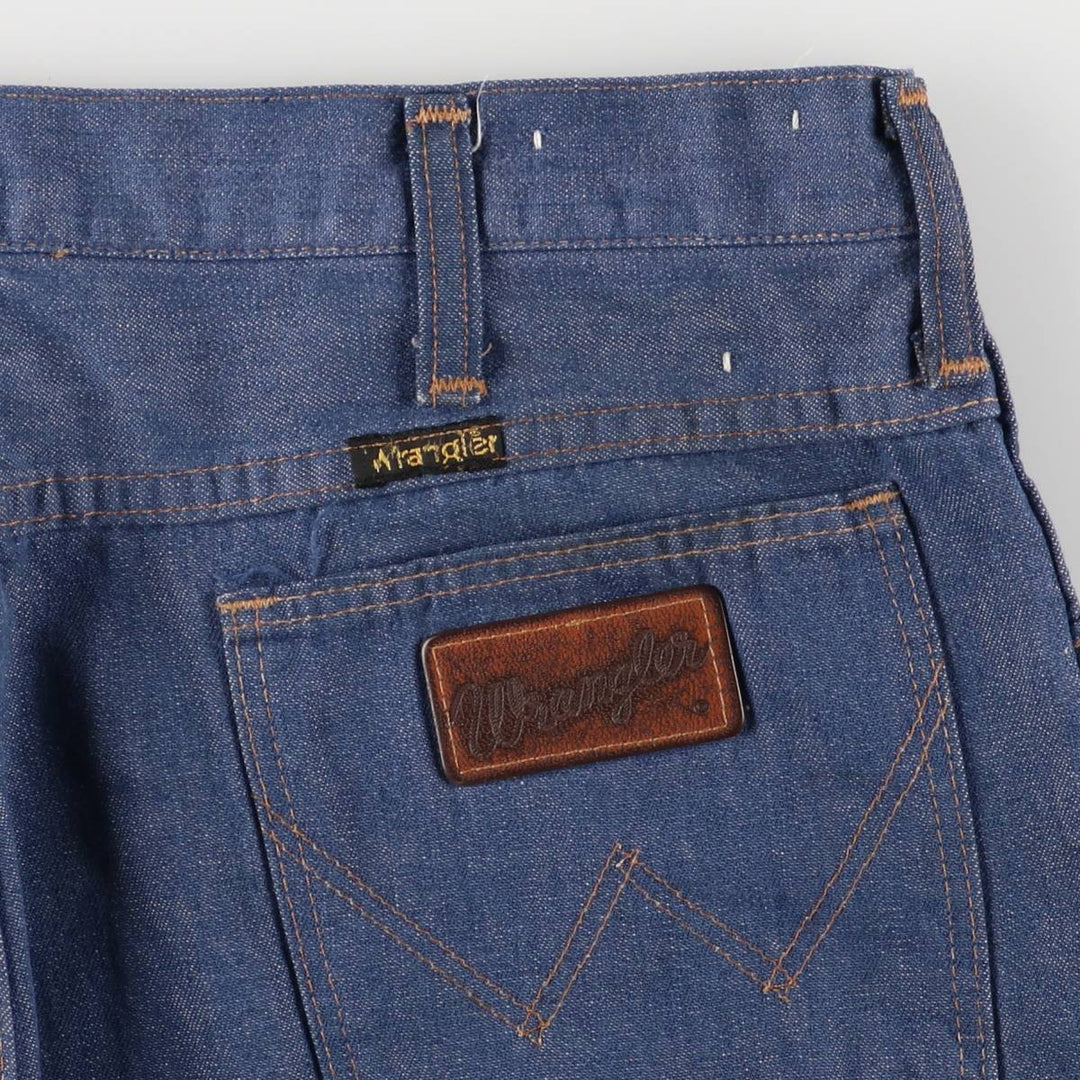 Vintage 1980'S Wrangler Flare-Cut Denim Pants, Women's, Size XXL (W34) unclear blue type Vintage Second Hand