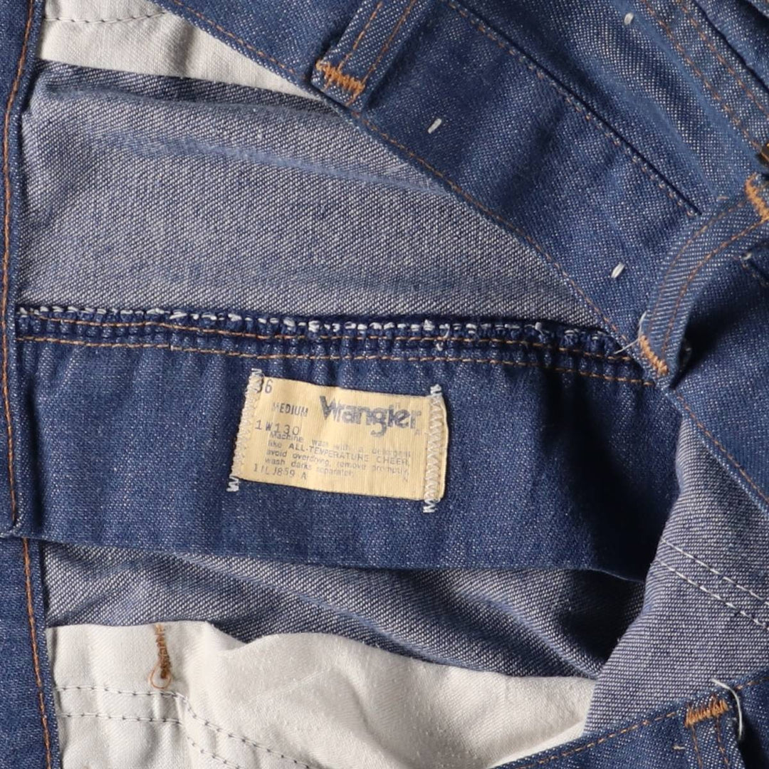 Vintage 1980'S Wrangler Flare-Cut Denim Pants, Women's, Size XXL (W34) unclear blue type Vintage Second Hand