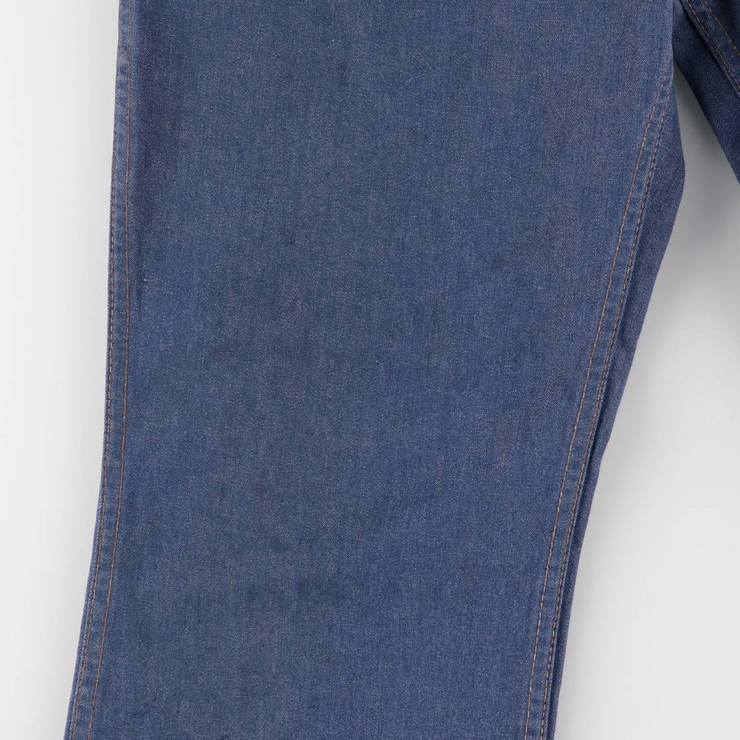 Vintage 1980'S Wrangler Flare-Cut Denim Pants, Women's, Size XXL (W34) unclear blue type Vintage Second Hand