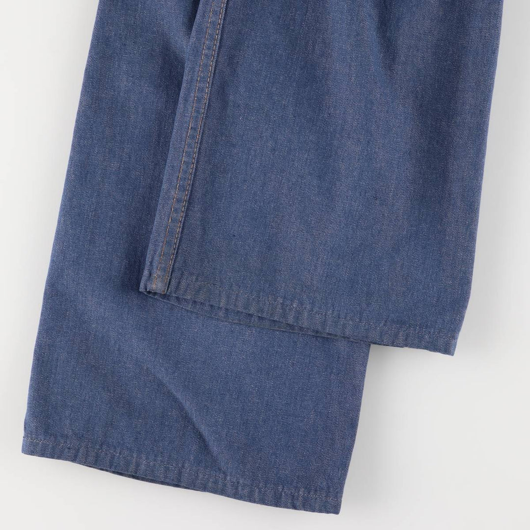 Vintage 1980'S Wrangler Flare-Cut Denim Pants, Women's, Size XXL (W34) unclear blue type Vintage Second Hand