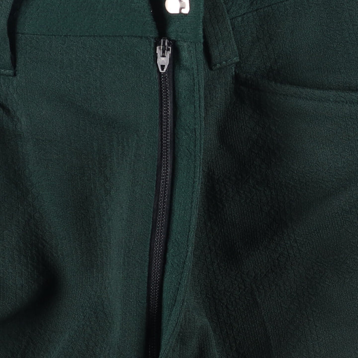Vintage 70s-80'S Haggar slacks flared pants, men's size W34 unclear Green type dark green Vintage Second Hand
