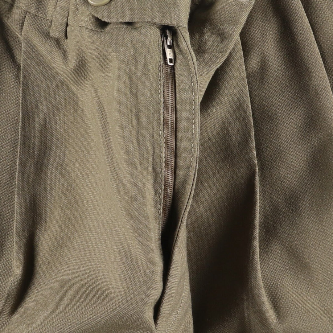 Vintage Rafael two-pleat slacks, made in Italy, men's size W32. unclear gray type Vintage Second Hand