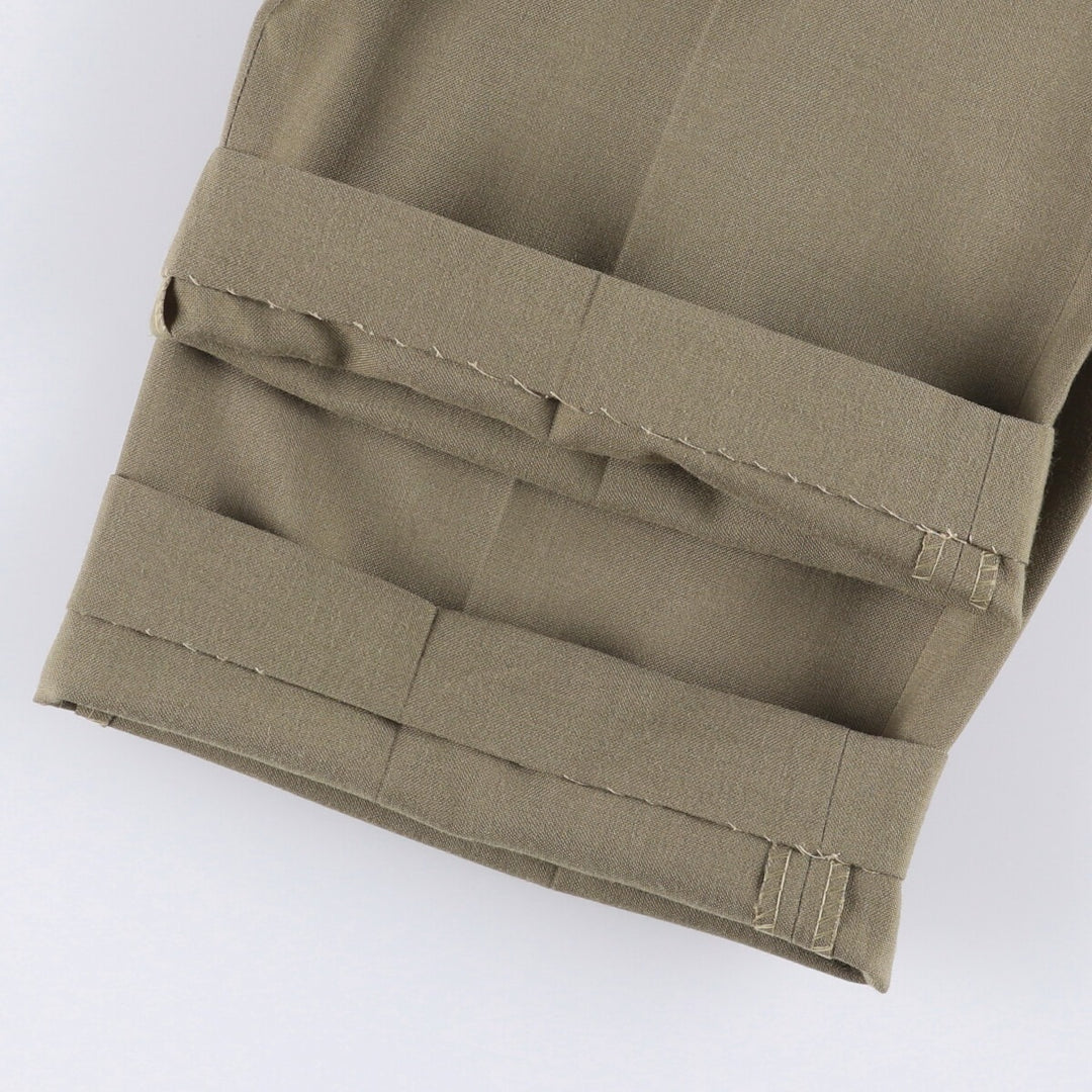 Vintage Rafael two-pleat slacks, made in Italy, men's size W32. unclear gray type Vintage Second Hand