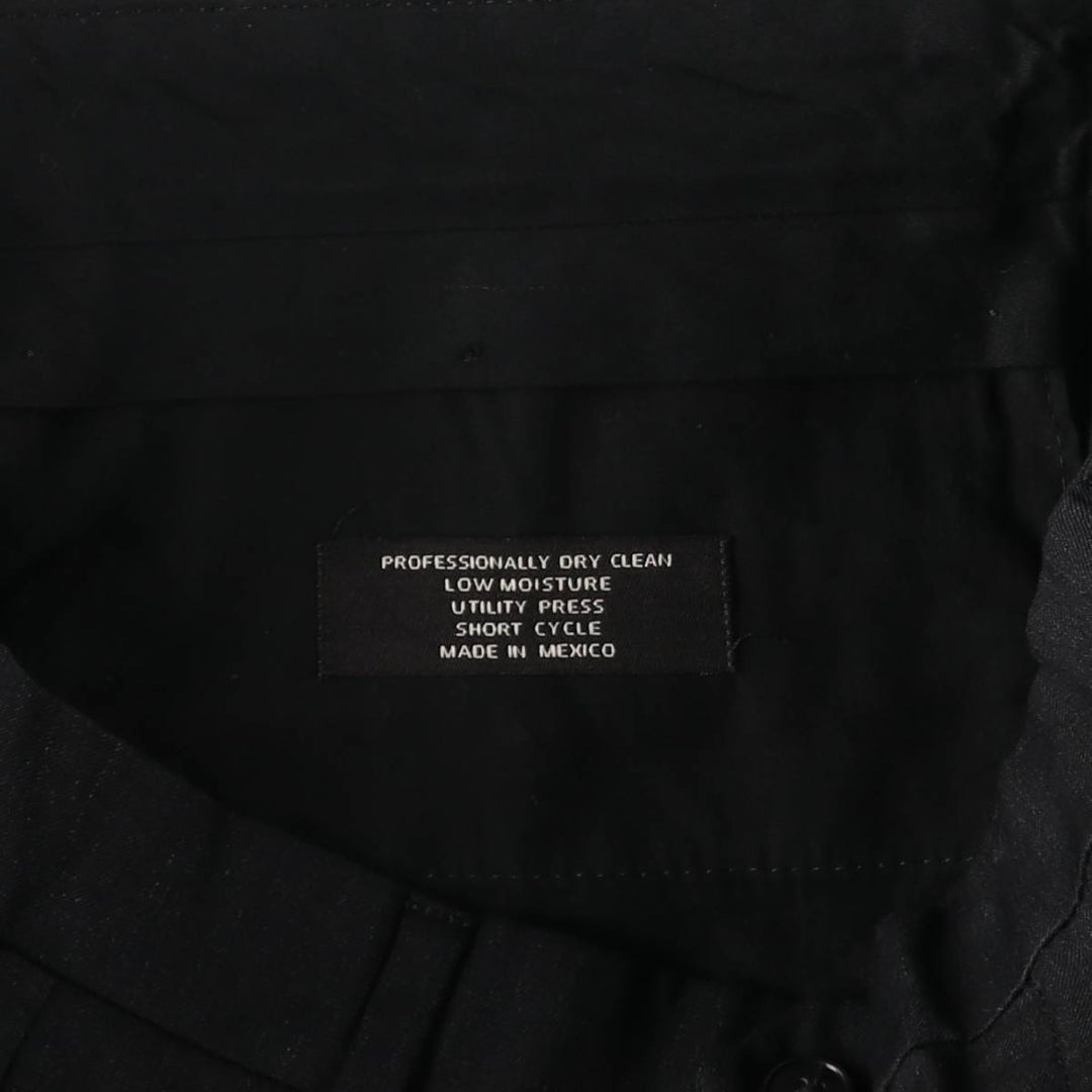 JOS.A.BANK Traveler's Collection Two-pleat Wool Pants, Men's Size 34 wool black type Vintage Second Hand