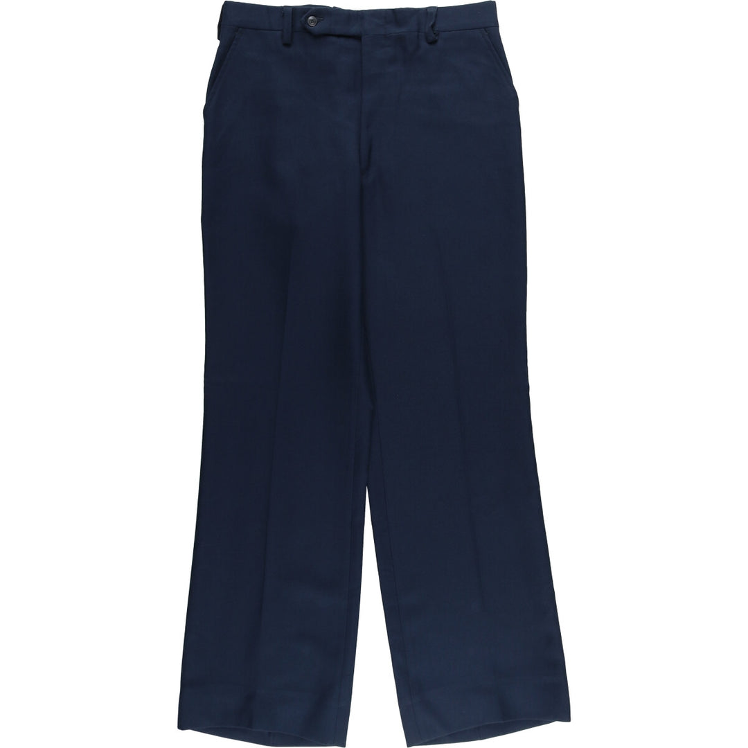 90'S Vintage Men's Slacks, Size W33 unclear navy blue type Vintage Second Hand