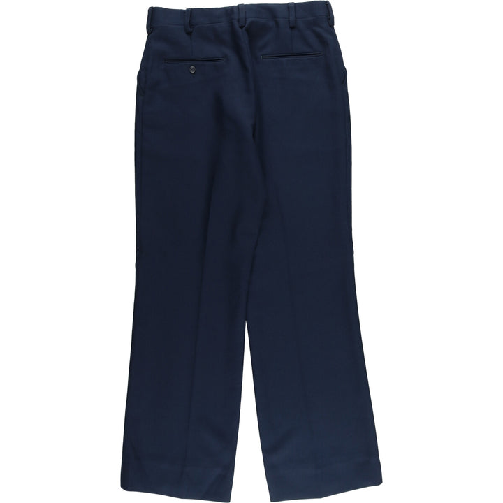 90'S Vintage Men's Slacks, Size W33 unclear navy blue type Vintage Second Hand