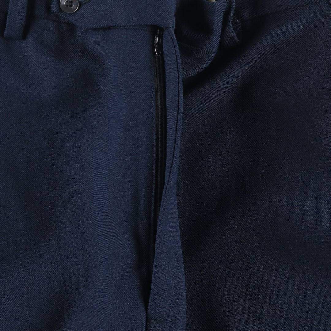 90'S Vintage Men's Slacks, Size W33 unclear navy blue type Vintage Second Hand