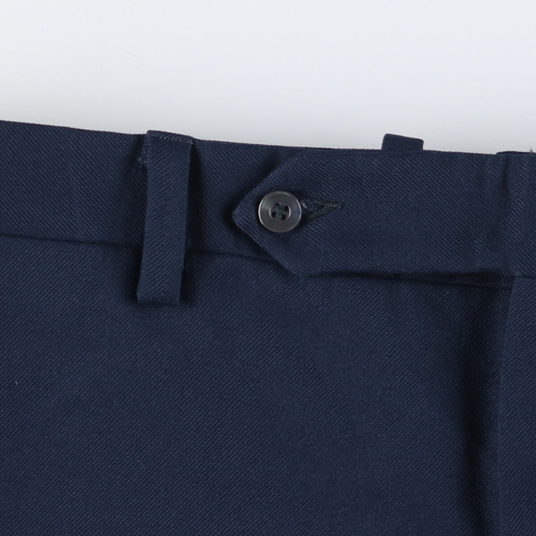 90'S Vintage Men's Slacks, Size W33 unclear navy blue type Vintage Second Hand