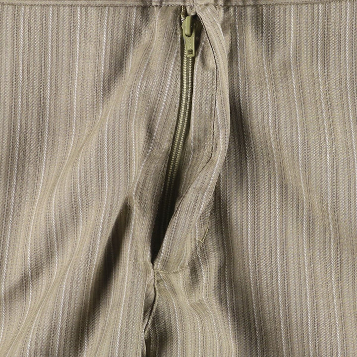 Nike Golf Stripe Pattern Wool Pants, Men's Size W34 wool Beige type Vintage Second Hand