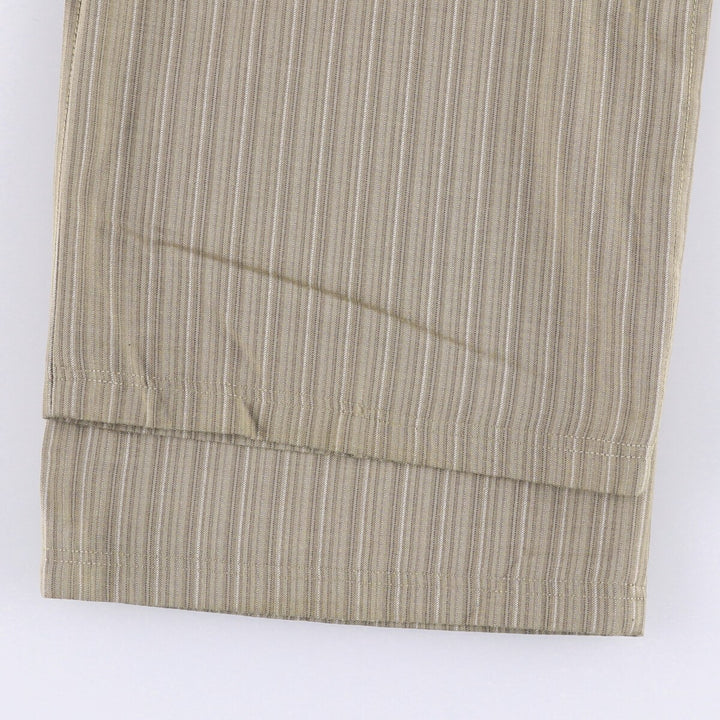 Nike Golf Stripe Pattern Wool Pants, Men's Size W34 wool Beige type Vintage Second Hand