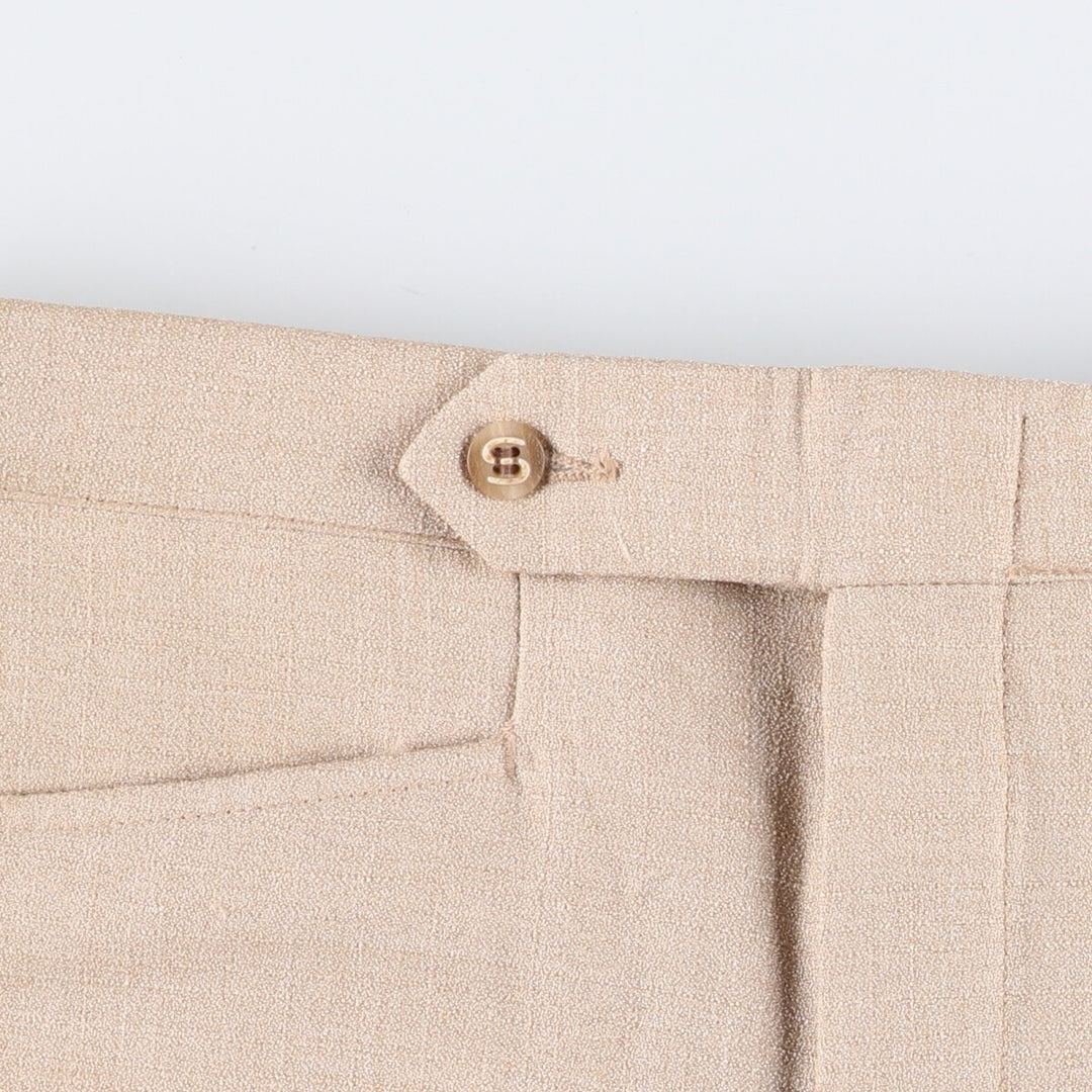 Vintage 80s-90'S SANSABELT Men's Slacks, Size W32 unclear Beige type Vintage Second Hand