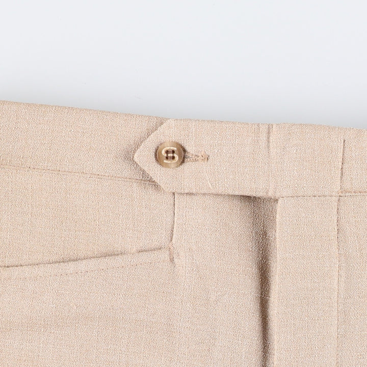 Vintage 80s-90'S SANSABELT Men's Slacks, Size W32 unclear Beige type Vintage Second Hand