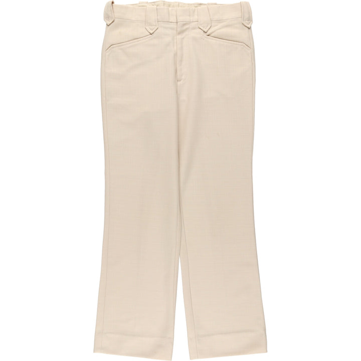 Vintage 1980'S H BAR C Flare Pants, Made in USA, Men's, Size W33 unclear unbleached Vintage Second Hand
