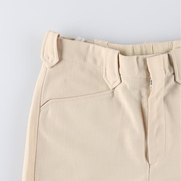 Vintage 1980'S H BAR C Flare Pants, Made in USA, Men's, Size W33 unclear unbleached Vintage Second Hand