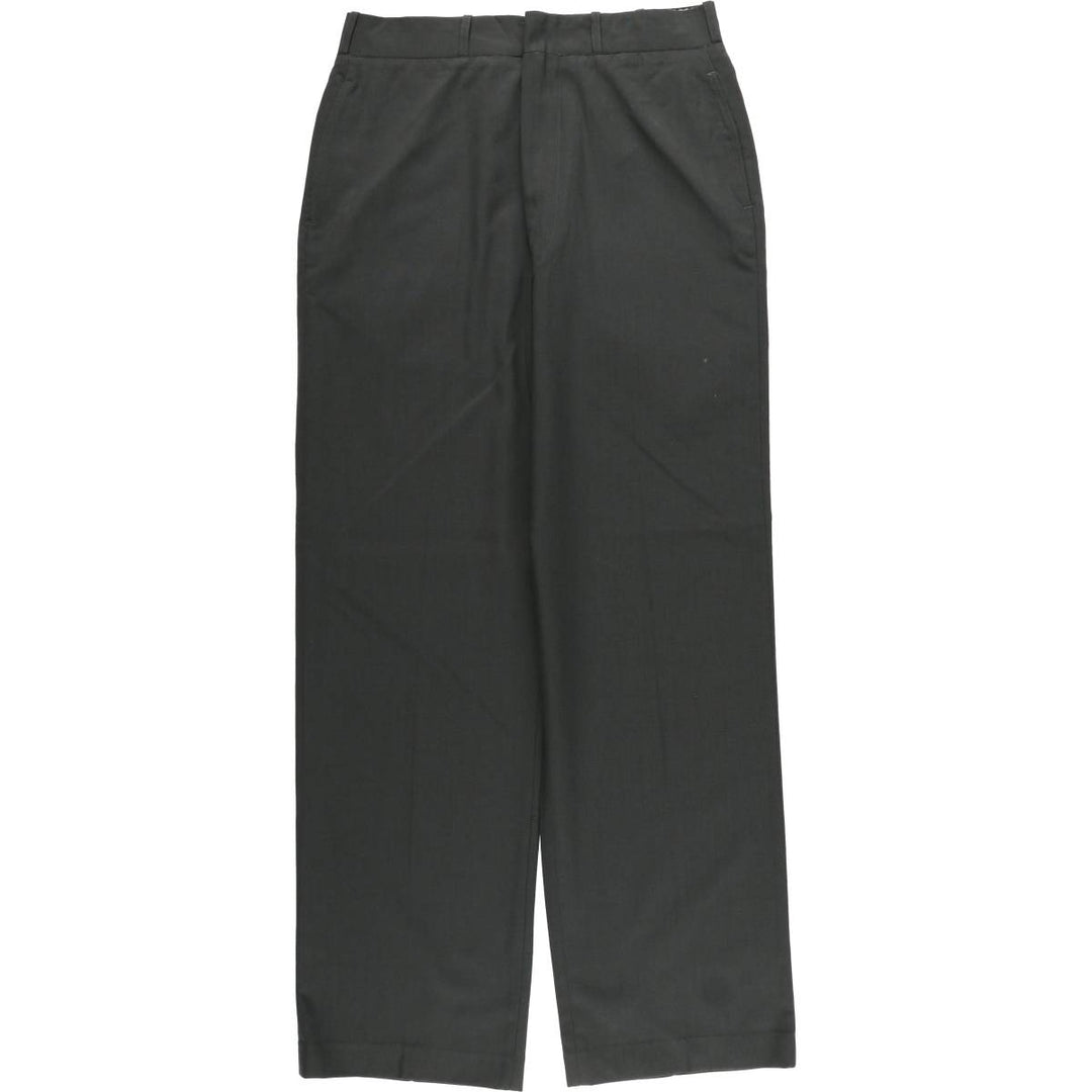 Vintage 1960'S military dress pants/slacks, made in the USA, size 32L, men's size W32. polyester Green type dark green Vintage Second Hand