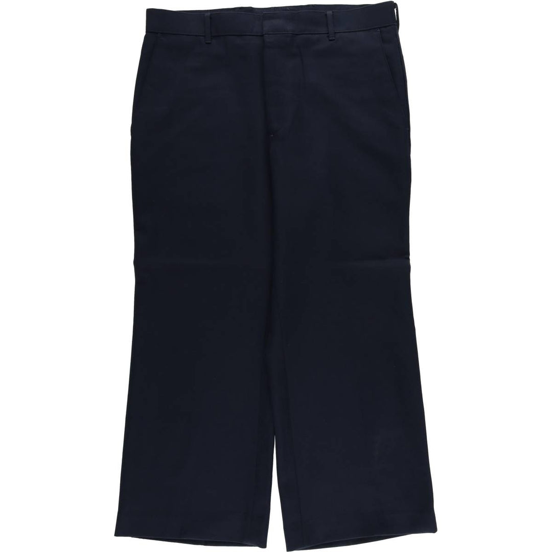 80'S Levi's ACTION SLACKS STA-PREST Sta-Prest slacks pants for men, size W34, vintage unclear navy blue type Vintage Second Hand