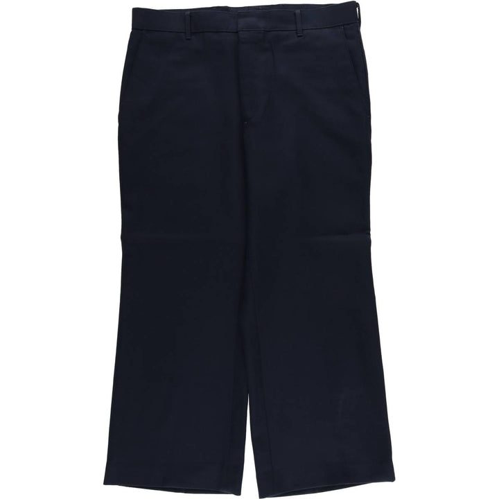80'S Levi's ACTION SLACKS STA-PREST Sta-Prest slacks pants for men, size W34, vintage unclear navy blue type Vintage Second Hand