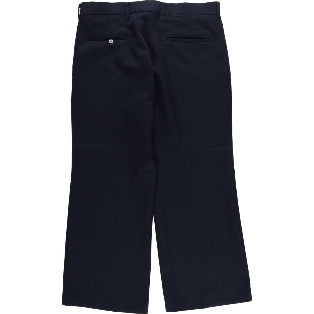 80'S Levi's ACTION SLACKS STA-PREST Sta-Prest slacks pants for men, size W34, vintage unclear navy blue type Vintage Second Hand