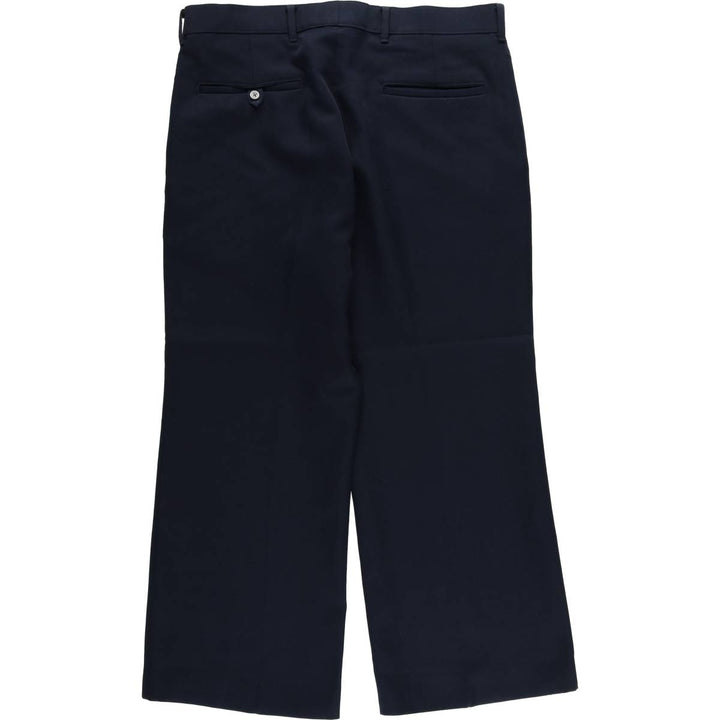 80'S Levi's ACTION SLACKS STA-PREST Sta-Prest slacks pants for men, size W34, vintage unclear navy blue type Vintage Second Hand