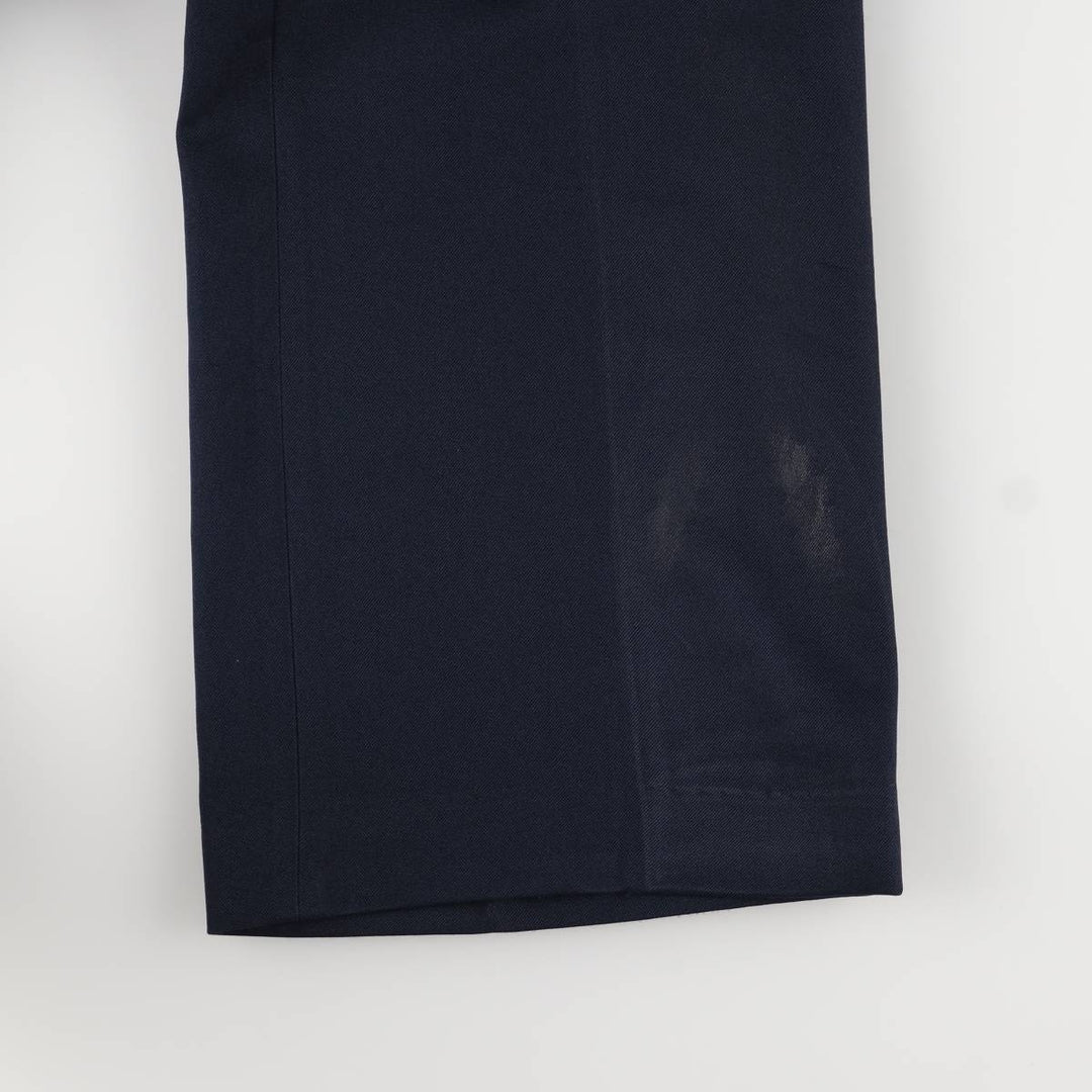 80'S Levi's ACTION SLACKS STA-PREST Sta-Prest slacks pants for men, size W34, vintage unclear navy blue type Vintage Second Hand