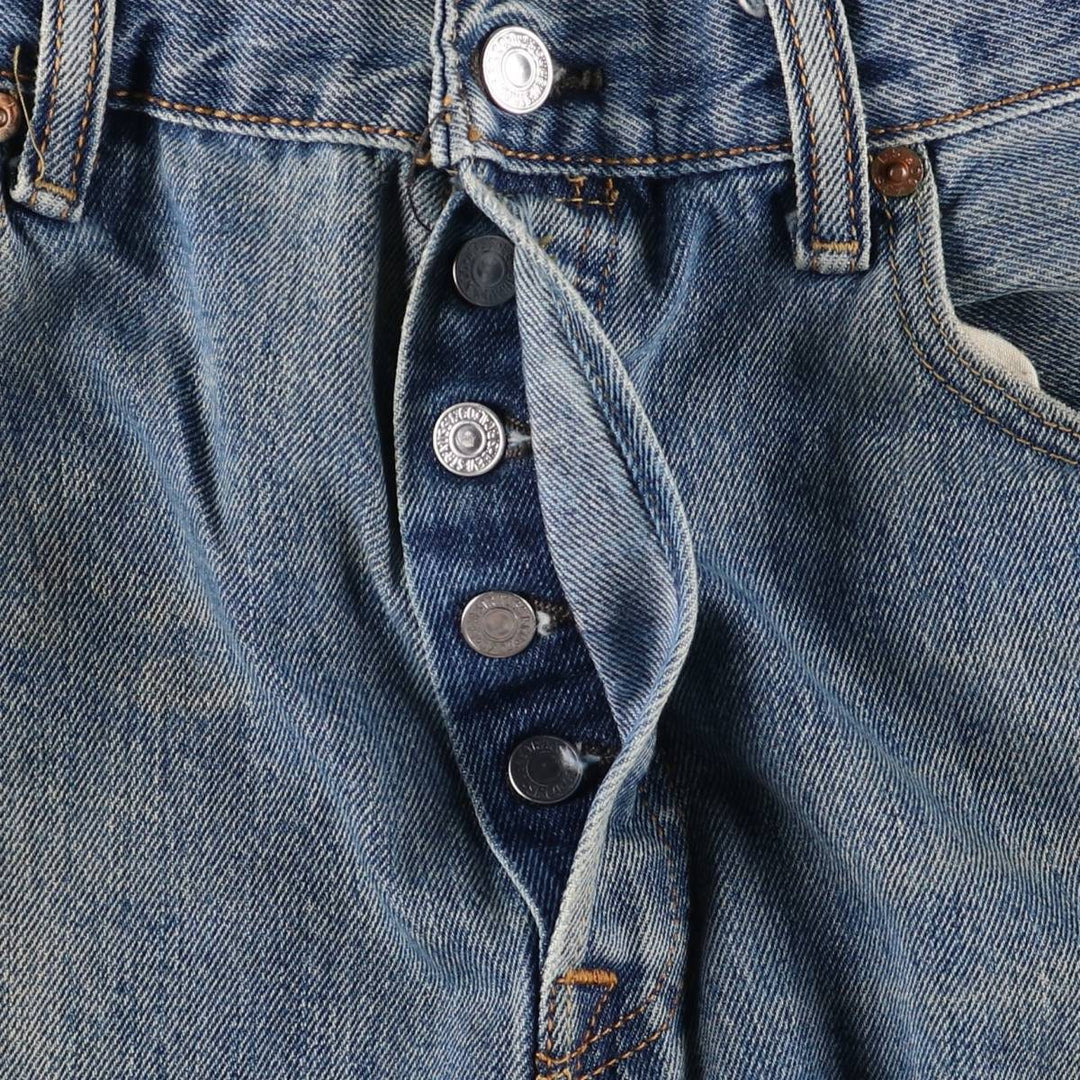 Levi's 501 straight denim pants for men, size W35 cotton blue type Vintage Second Hand