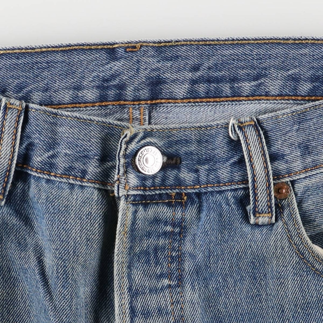 Levi's 501 straight denim pants for men, size W35 cotton blue type Vintage Second Hand