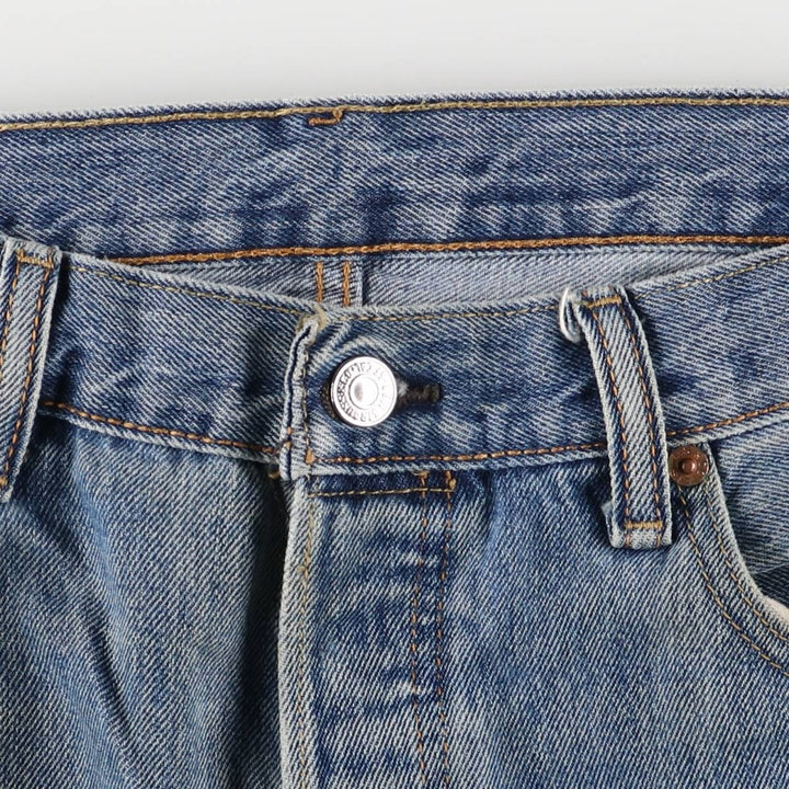 Levi's 501 straight denim pants for men, size W35 cotton blue type Vintage Second Hand