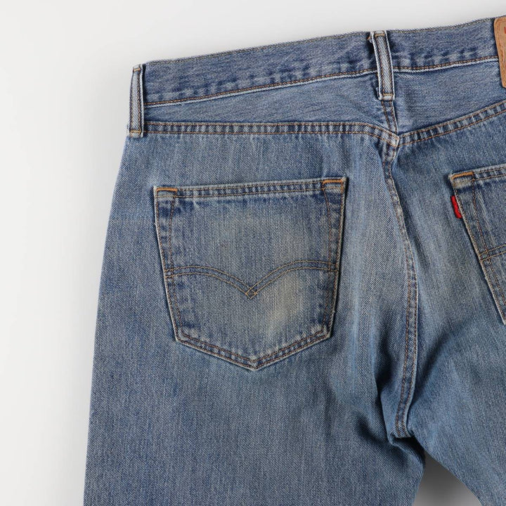 Levi's 501 straight denim pants for men, size W35 cotton blue type Vintage Second Hand