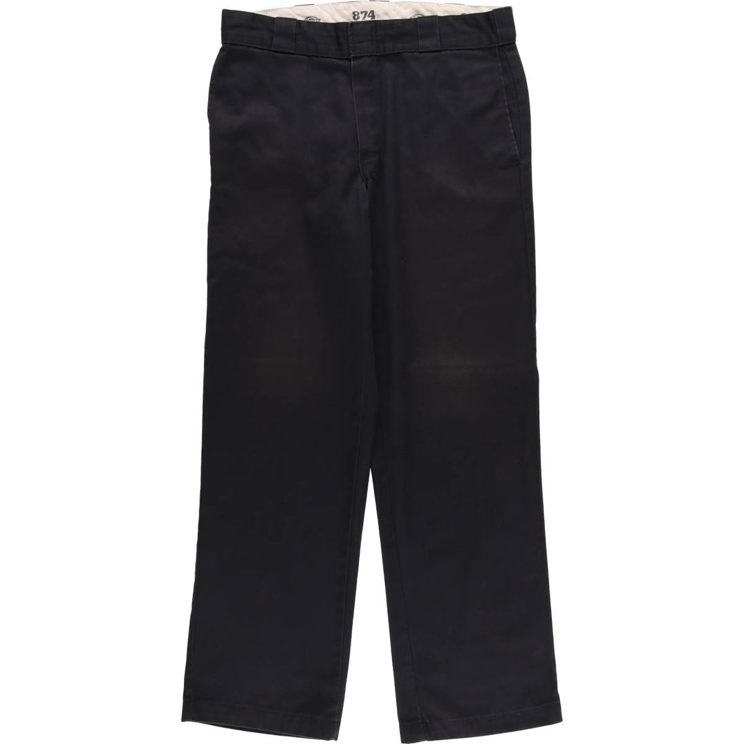 Dickies 874 Original Fit Work Pants, Men's, Size W33 polyester black type Vintage Second Hand