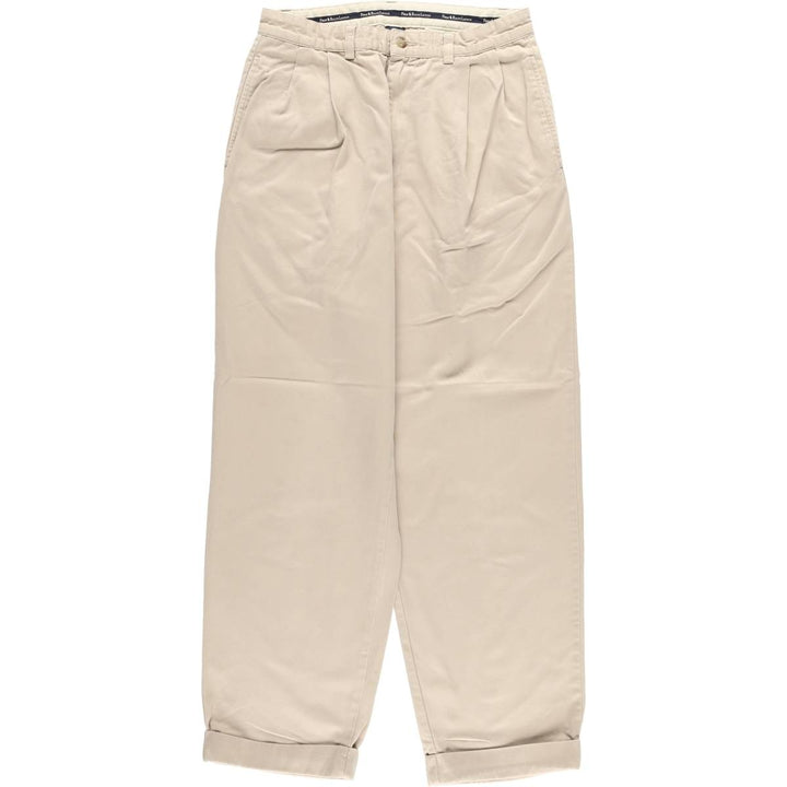 Ralph Lauren Polo Ralph Lauren Two-pleat Chino Pants Men's W30 cotton Beige type Vintage Second Hand