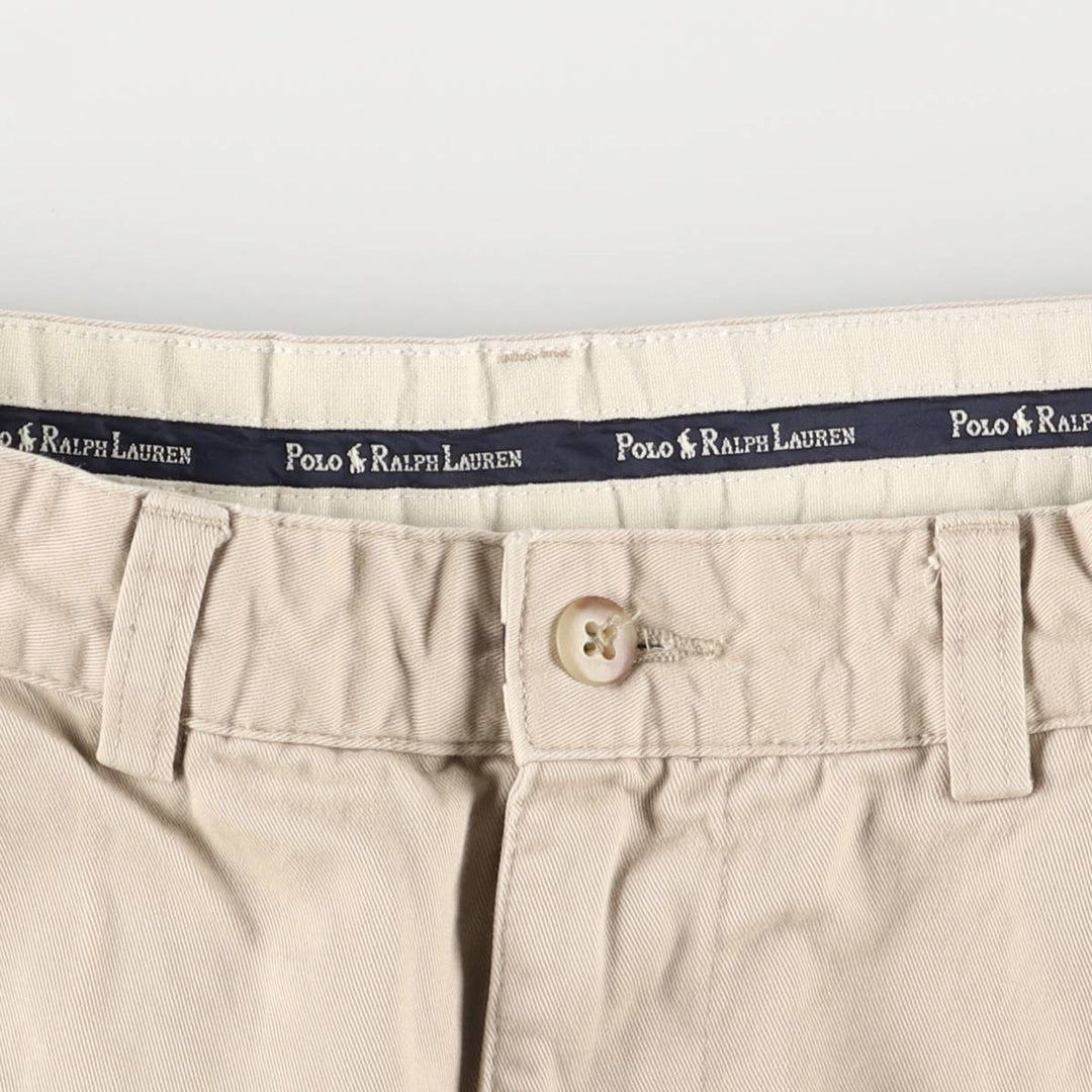 Ralph Lauren Polo Ralph Lauren Two-pleat Chino Pants Men's W30 cotton Beige type Vintage Second Hand
