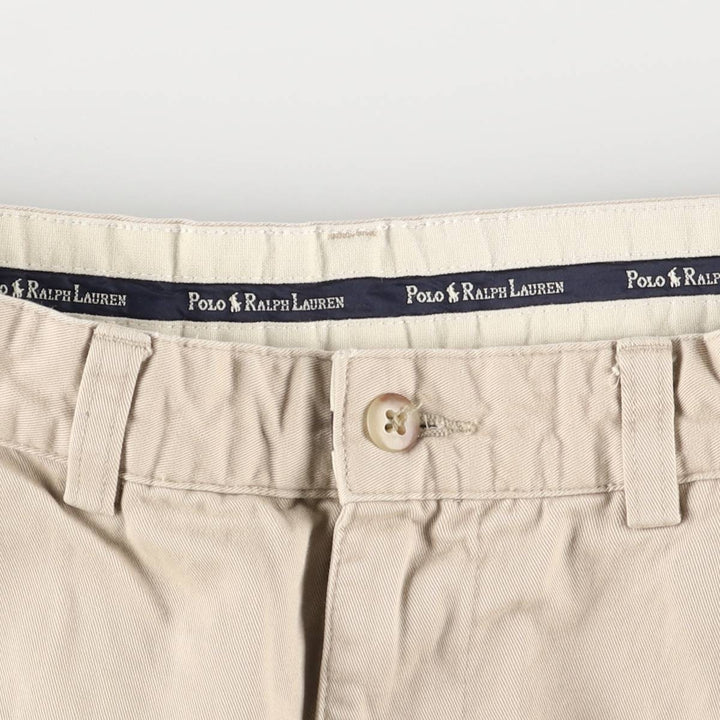 Ralph Lauren Polo Ralph Lauren Two-pleat Chino Pants Men's W30 cotton Beige type Vintage Second Hand