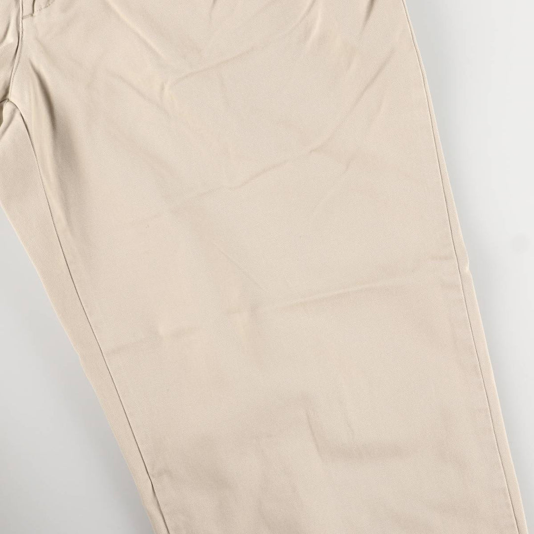 Ralph Lauren Polo Ralph Lauren Two-pleat Chino Pants Men's W30 cotton Beige type Vintage Second Hand