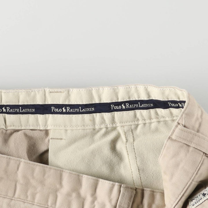 Ralph Lauren Polo Ralph Lauren Two-pleat Chino Pants Men's W30 cotton Beige type Vintage Second Hand