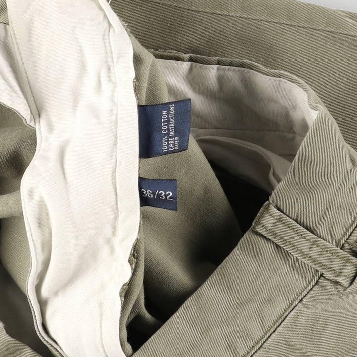 Ralph Lauren POLO by Ralph Lauren PROSPECT PANT Chino pants for men, equivalent to w36 cotton Khaki type beige Vintage Second Hand