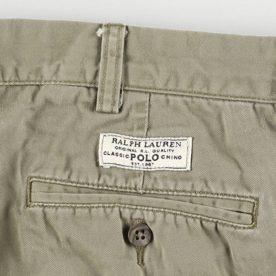 Ralph Lauren POLO by Ralph Lauren PROSPECT PANT Chino pants for men, equivalent to w36 cotton Khaki type beige Vintage Second Hand