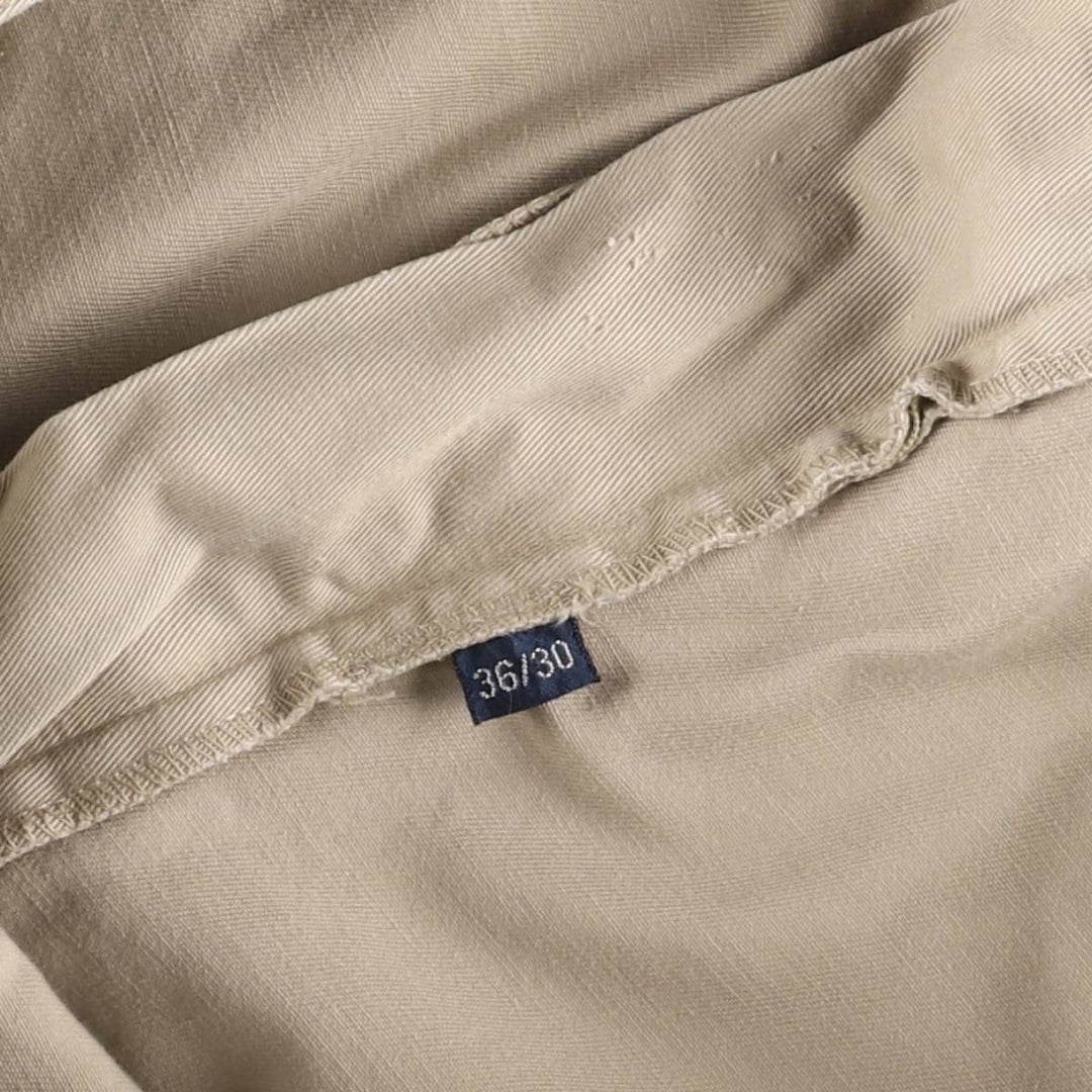 Ralph Lauren Polo Ralph Lauren Two-pleat Chino Pants for Men, W35 cotton Beige type Vintage Second Hand