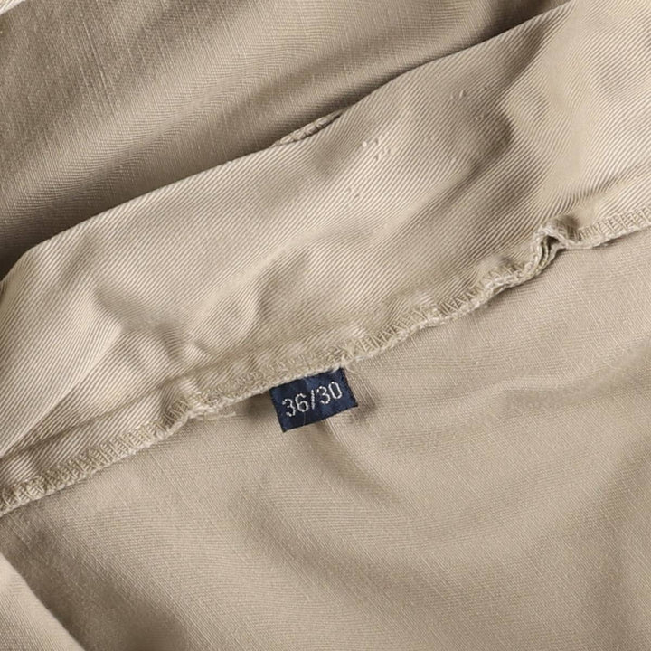 Ralph Lauren Polo Ralph Lauren Two-pleat Chino Pants for Men, W35 cotton Beige type Vintage Second Hand