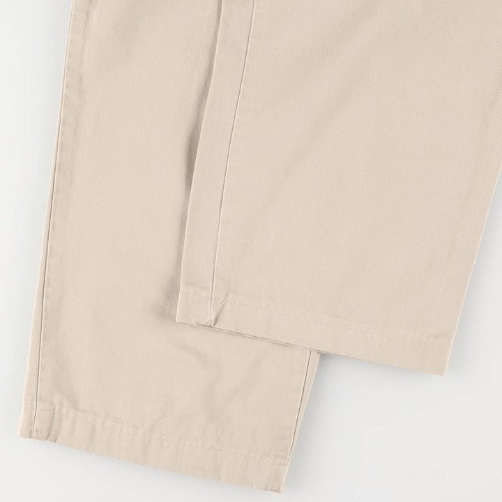 Ralph Lauren Polo Ralph Lauren Two-pleat Chino Pants for Men, W35 cotton Beige type Vintage Second Hand