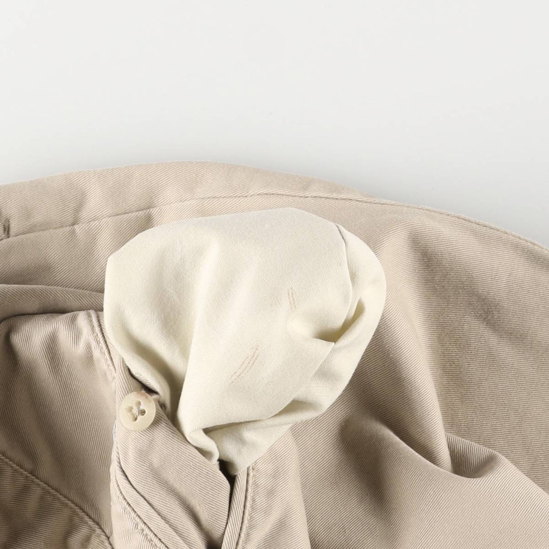 Ralph Lauren Polo Ralph Lauren Two-pleat Chino Pants for Men, W35 cotton Beige type Vintage Second Hand
