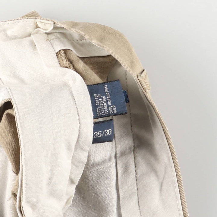 Ralph Lauren POLO by Ralph Lauren PRESTON PANT Chino pants for men, equivalent to w36 cotton Beige type Vintage Second Hand